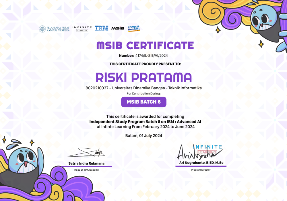 Certificate 6